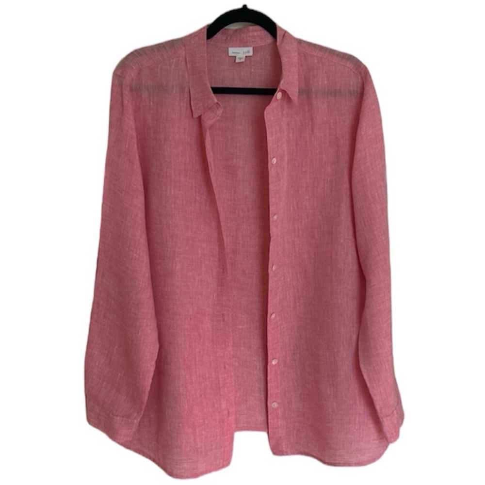 J. Jill Linen Button Up Blouse
